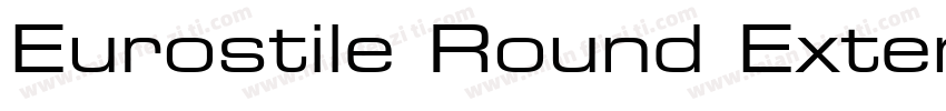 Eurostile Round Extended字体转换